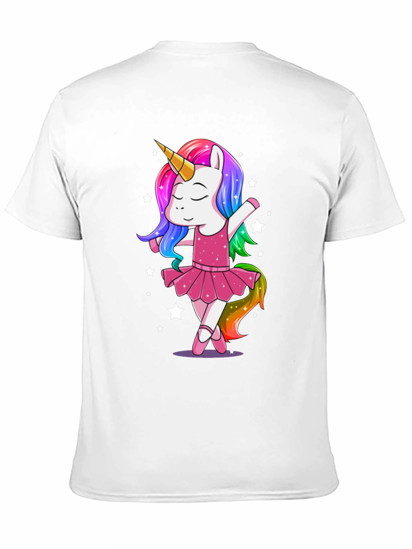 Black Unicorn Ballerina Graphic Tee view 11