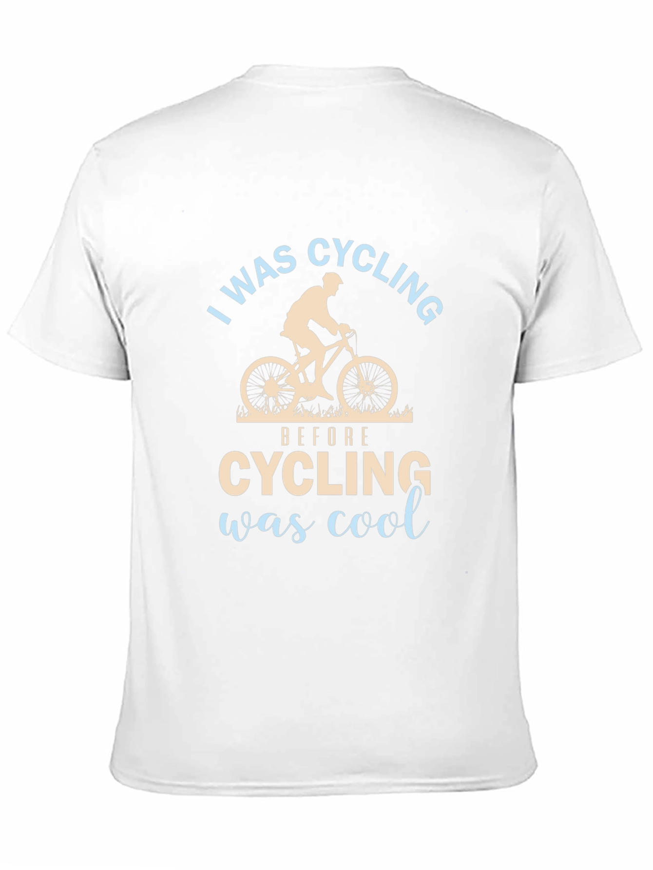 Black I Was Cycling Before Cycling Was Cool T-Shirt view 11