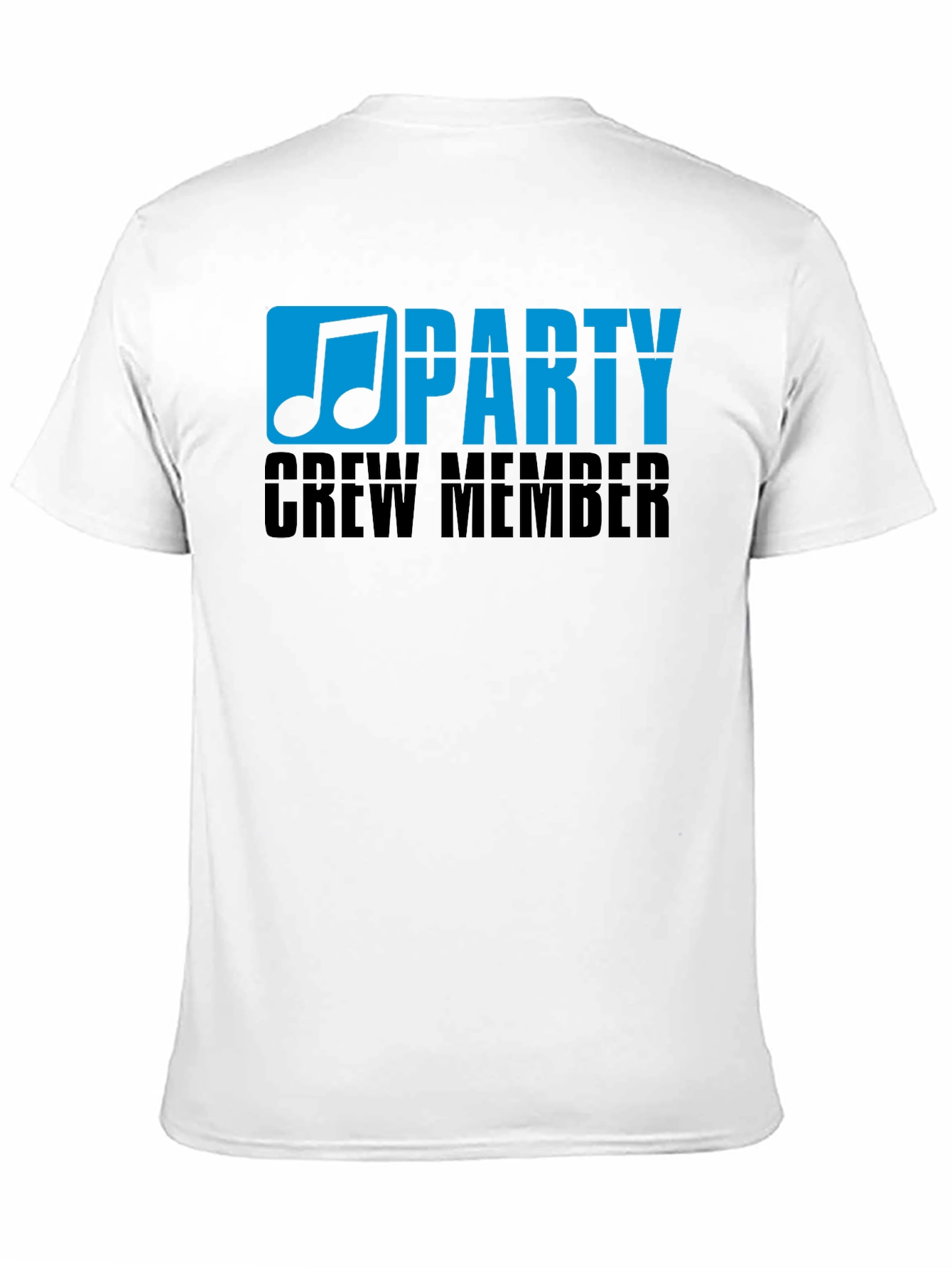 Black Party Crew Member Graphic T-Shirt view 11