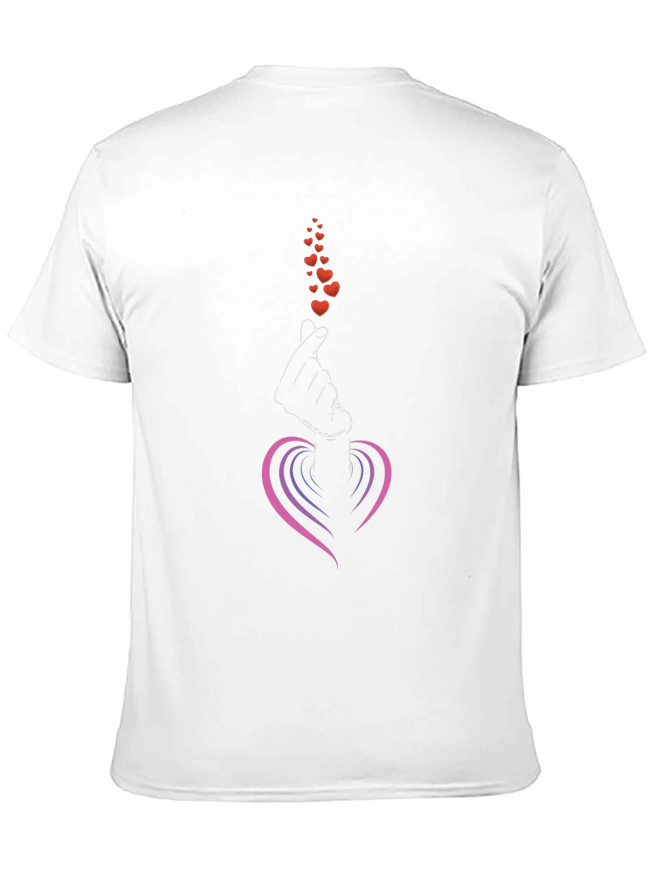 Black Love Gesture Graphic Tee view 11