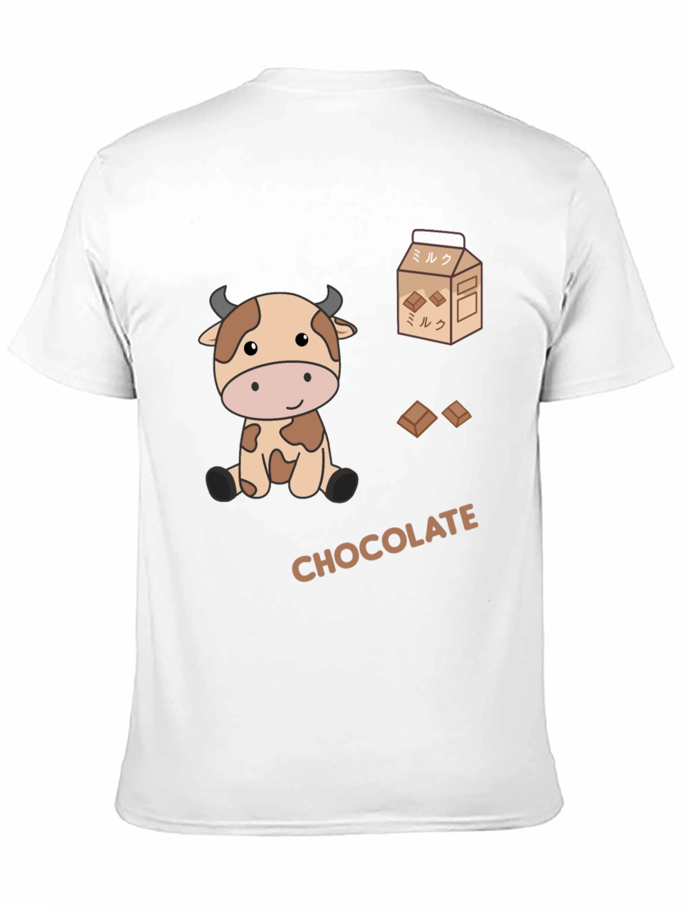 Black Chocolate Milk Cow Graphic Tee view 11