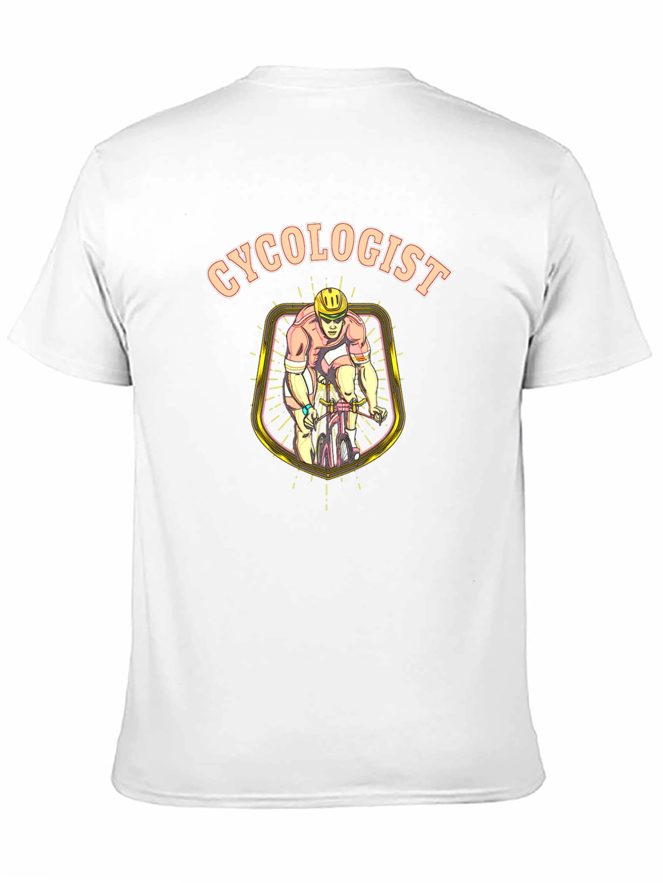 Black Cycologist T-Shirt - Funny Cyclist Tee view 11