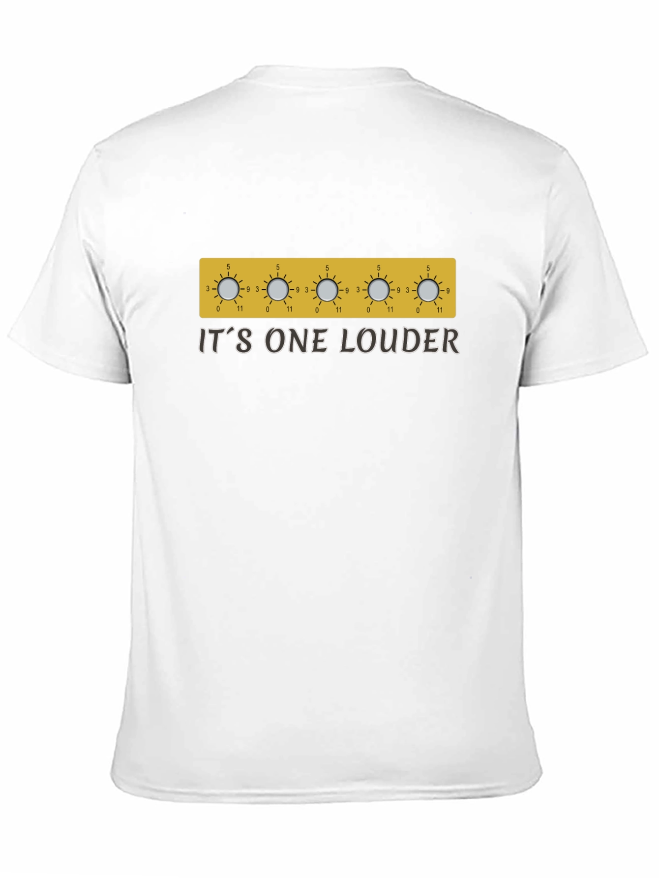 Black It's One Louder Black T-Shirt view 11