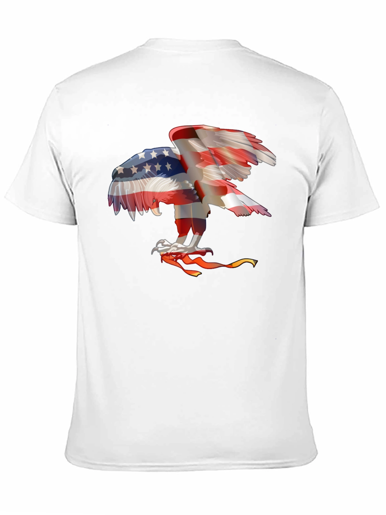 Black Patriotic Eagle Graphic T-Shirt - USA Pride view 11