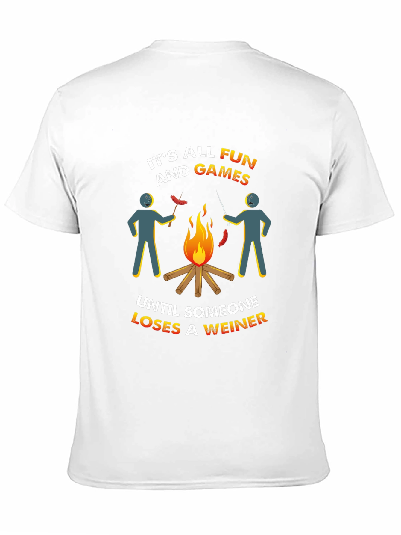 Black Fun & Games Weiner T-Shirt view 11