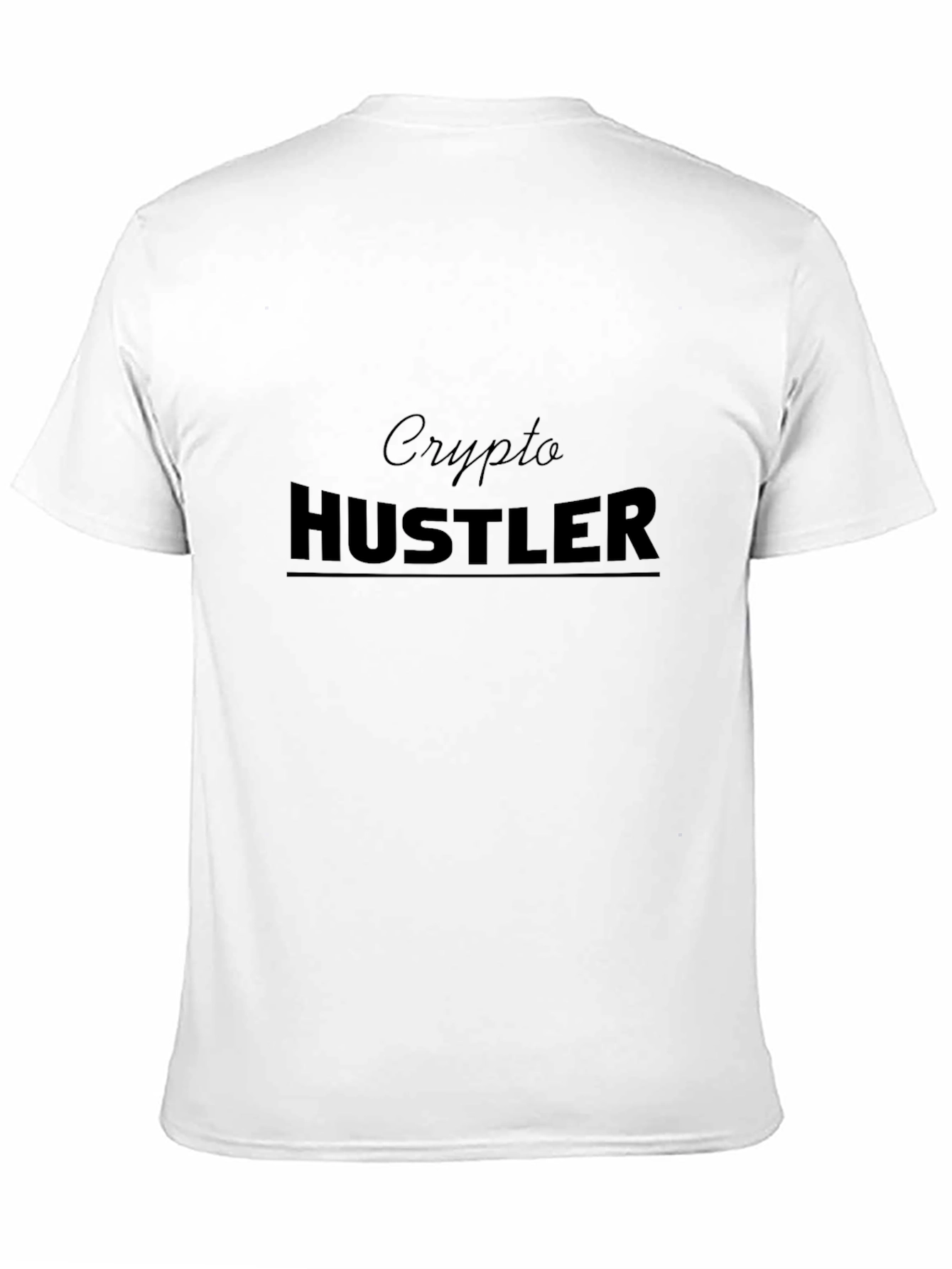 Black Crypto Hustler Black T-Shirt view 11