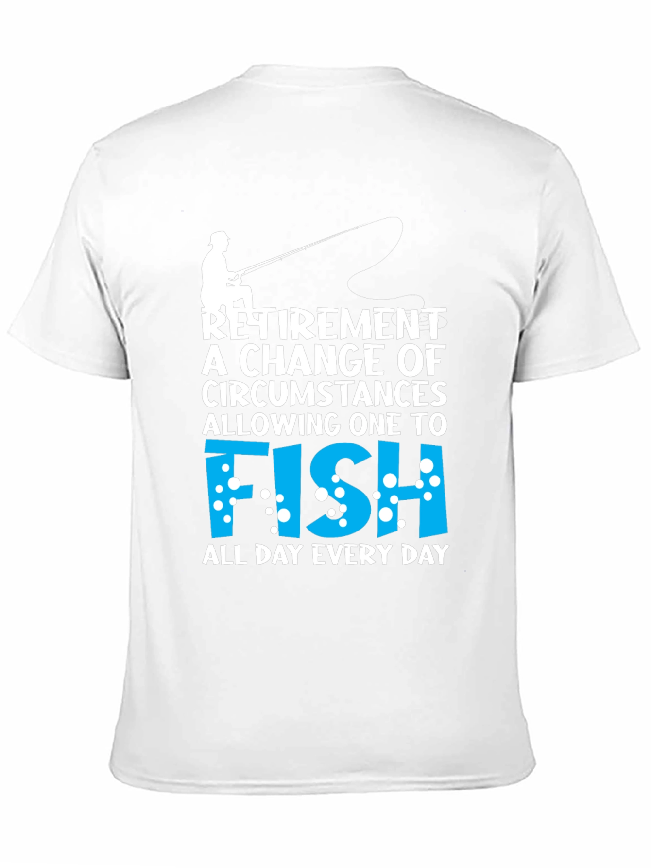 Black Retirement Fishing T-Shirt - All Day Every Day view 11