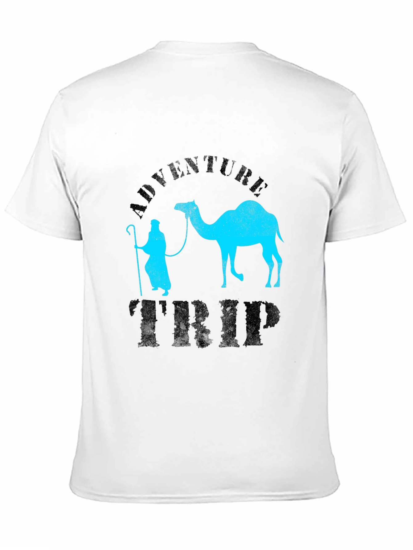 Black Adventure Trip T-Shirt - Camel Design view 11