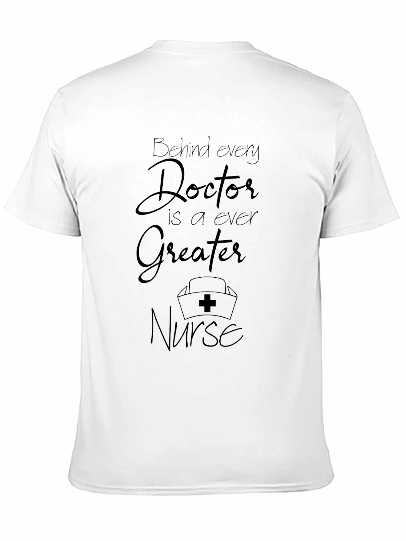 Black Behind Every Doctor Nurse Graphic Tee view 11