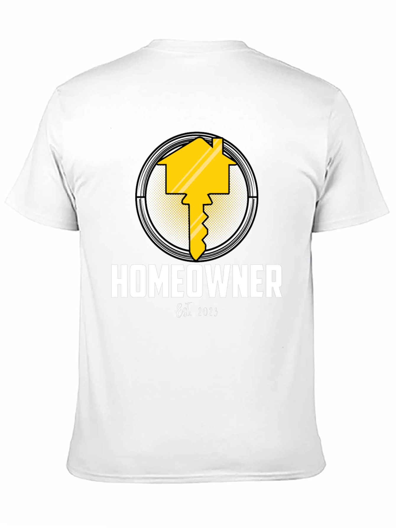 Black Homeowner Est. 2023 Graphic T-Shirt - Black view 11