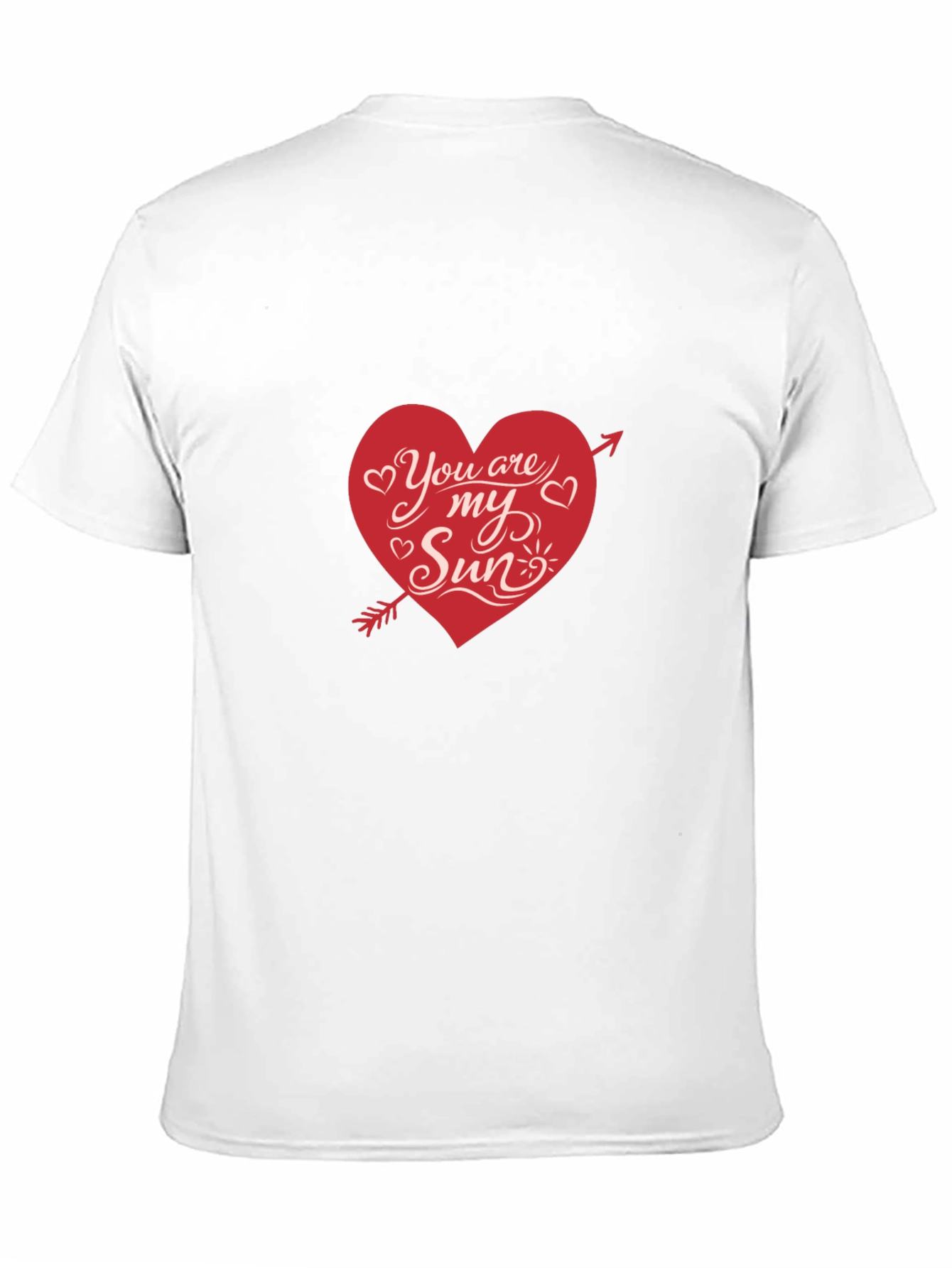 Black You Are My Sun Heart Graphic Tee - Black view 11