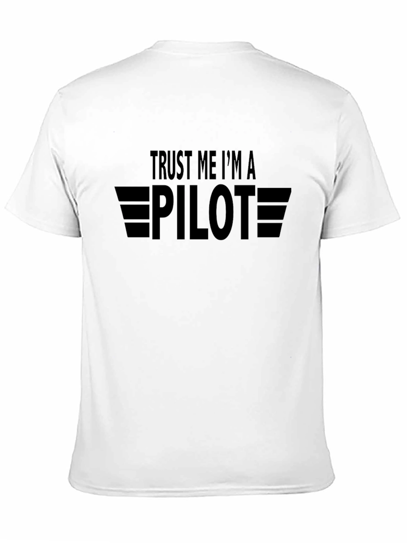 Black Trust Me I'm a Pilot Black T-Shirt view 11