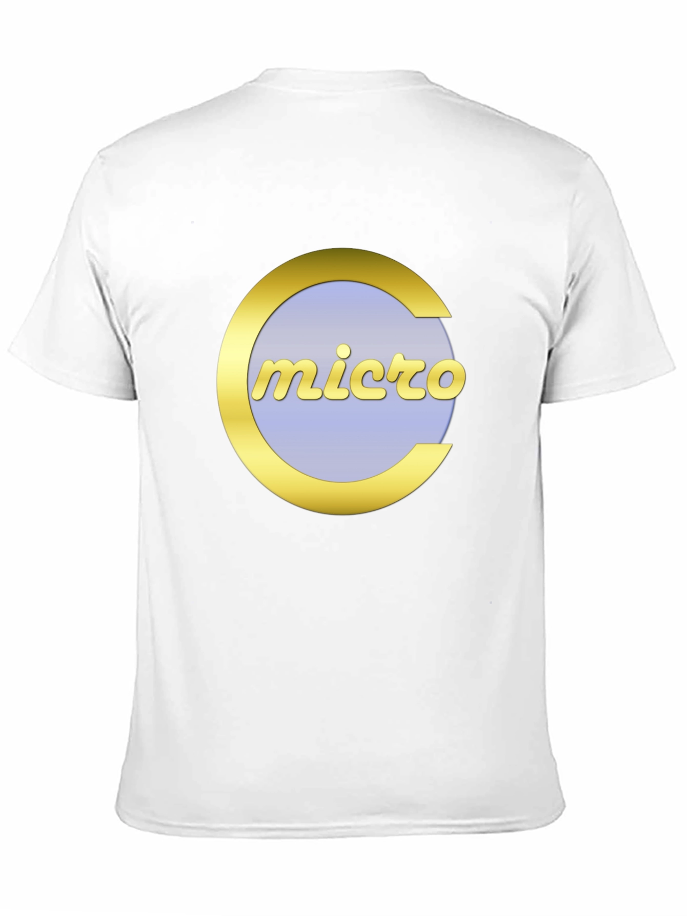 Black Retro Micro Computer Logo Graphic T-Shirt view 11