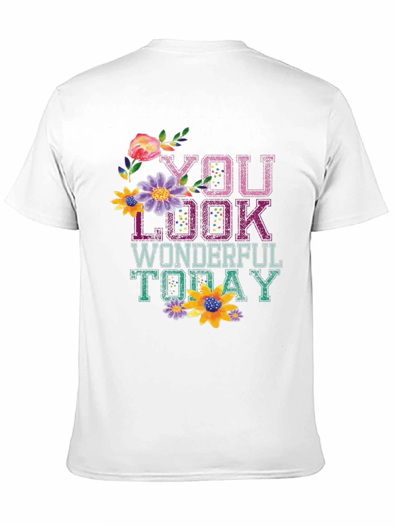 Black Floral Graphic Tee - You Look Wonderful Today view 11