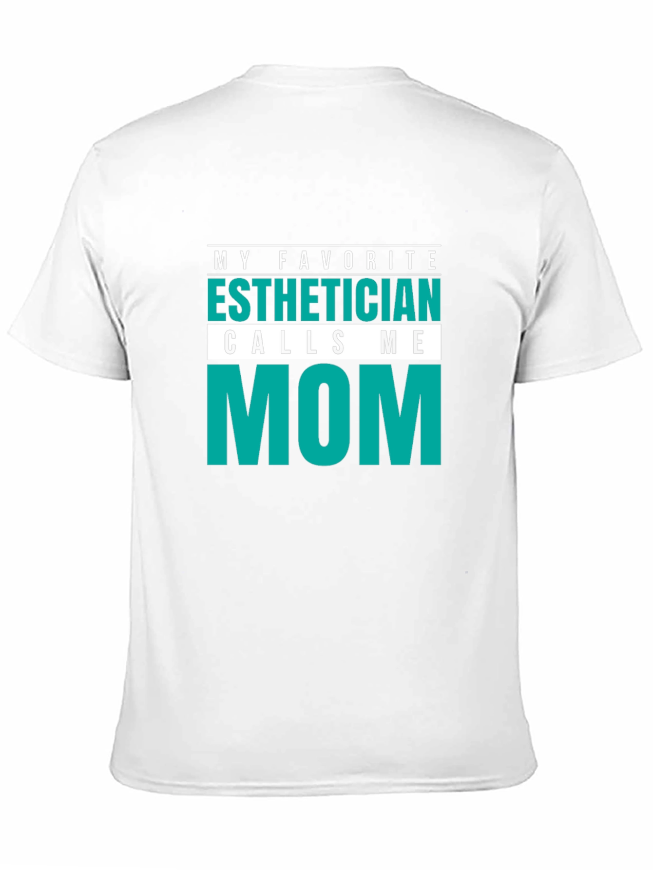 Black Esthetician Mom T-Shirt - Black Graphic Tee view 11