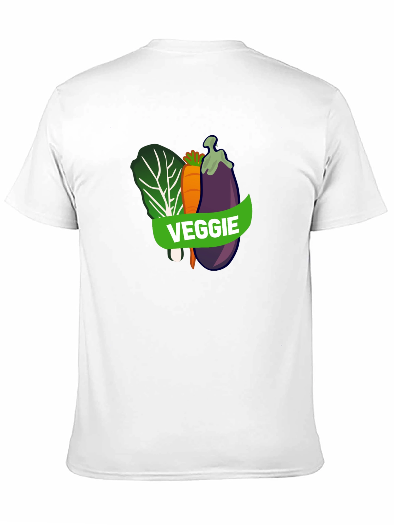Veggie T-Shirt - Black Vegan Tee - 11
