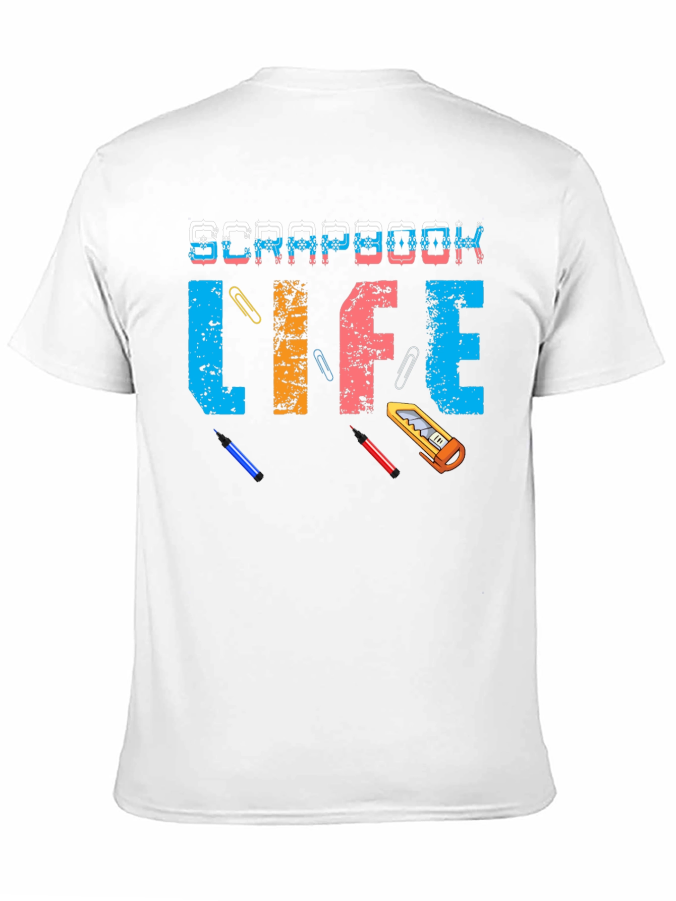 Black Scrapbook Life Graphic Tee view 11