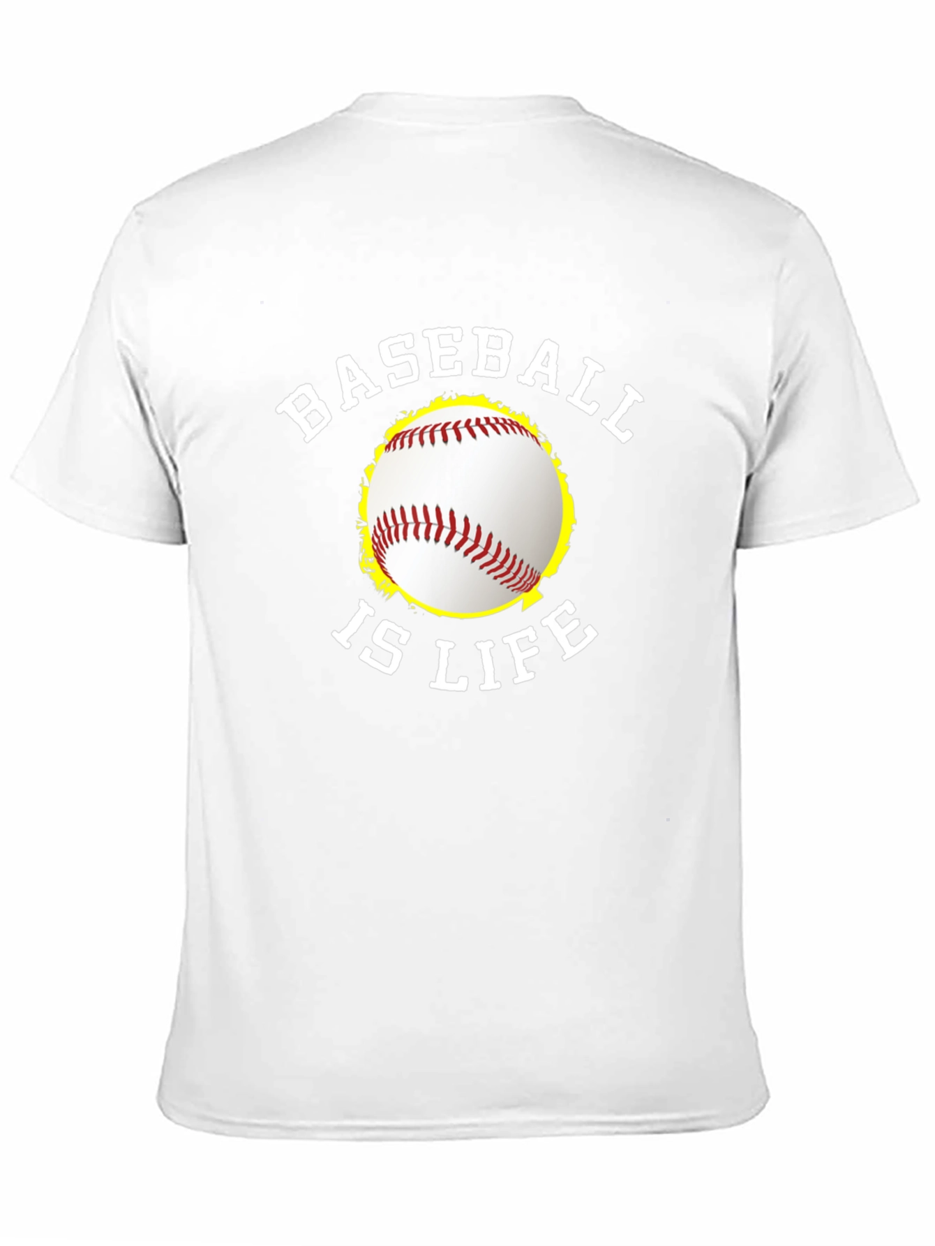 Black Baseball Is Life Graphic T-Shirt - Black Tee view 11