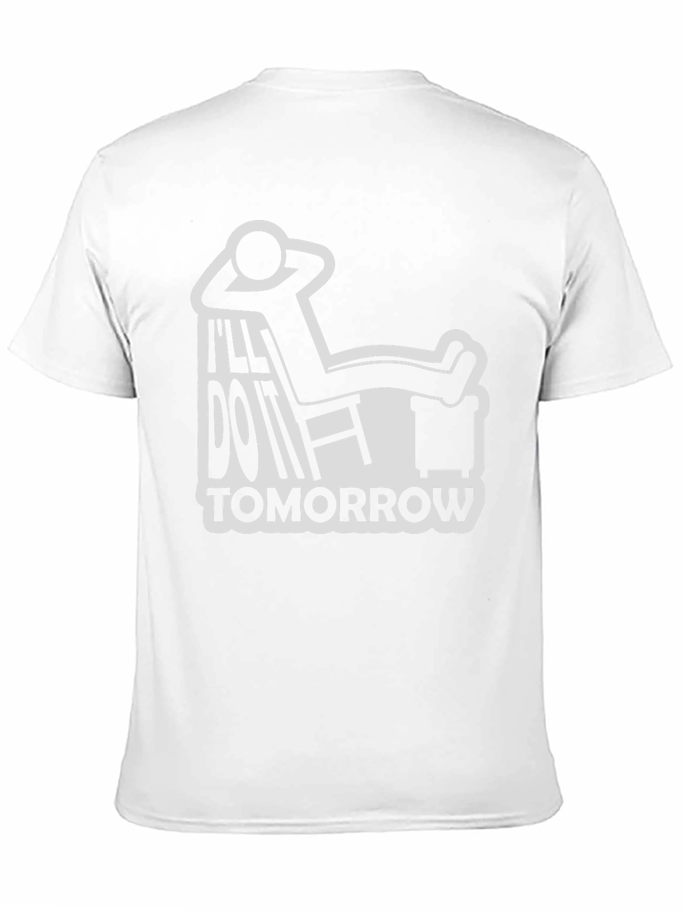 Black I'll Do It Tomorrow Graphic Tee view 11