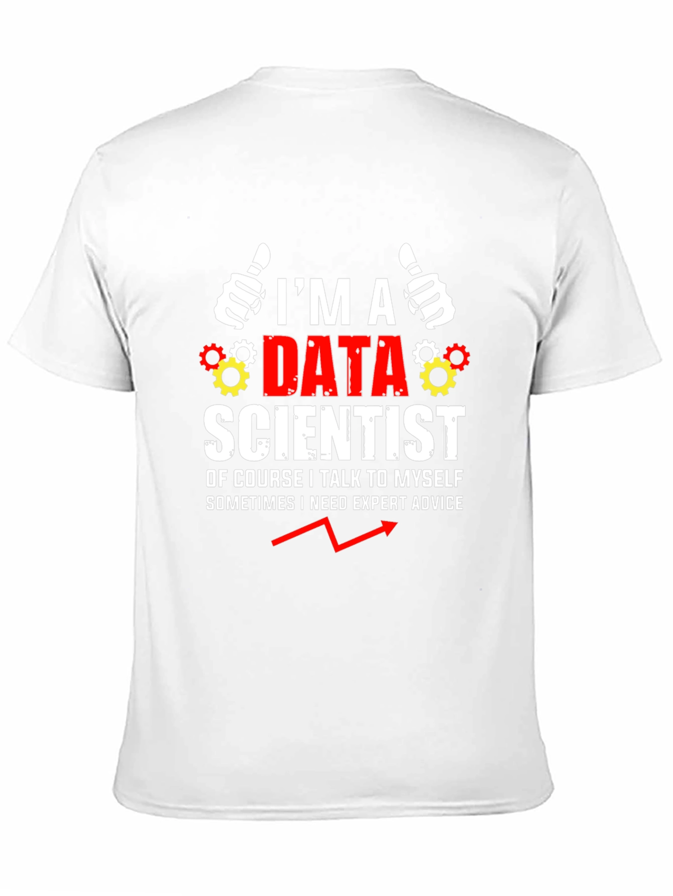 Black Data Scientist Humor T-Shirt view 11