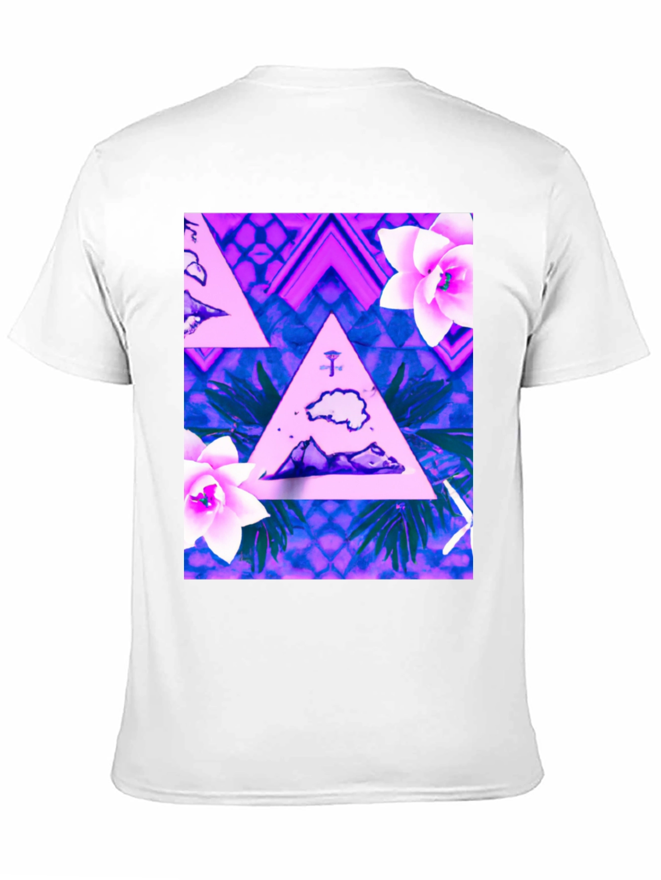 Tropical Triangle Graphic Tee - 11
