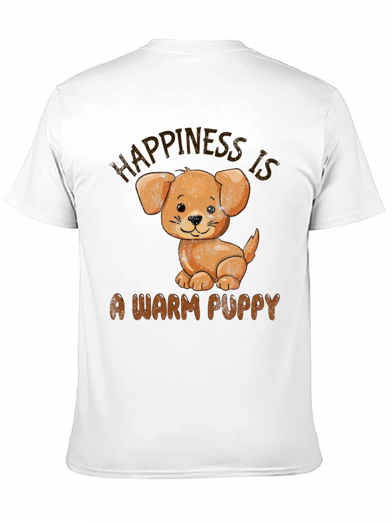 Black Happiness is a Warm Puppy T-Shirt view 11
