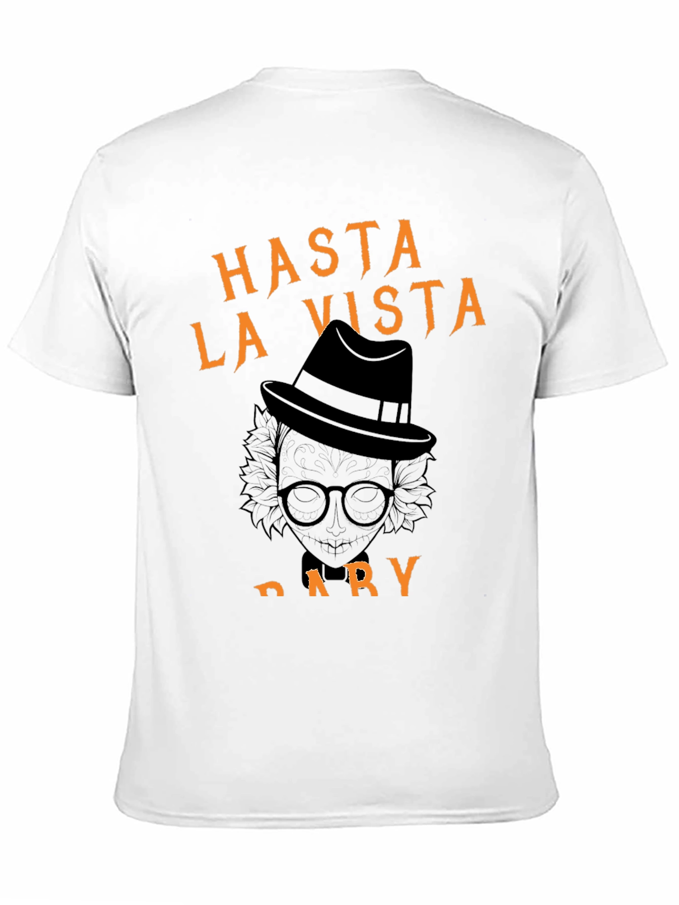Black Hasta La Vista, Dary Halloween T-Shirt view 11