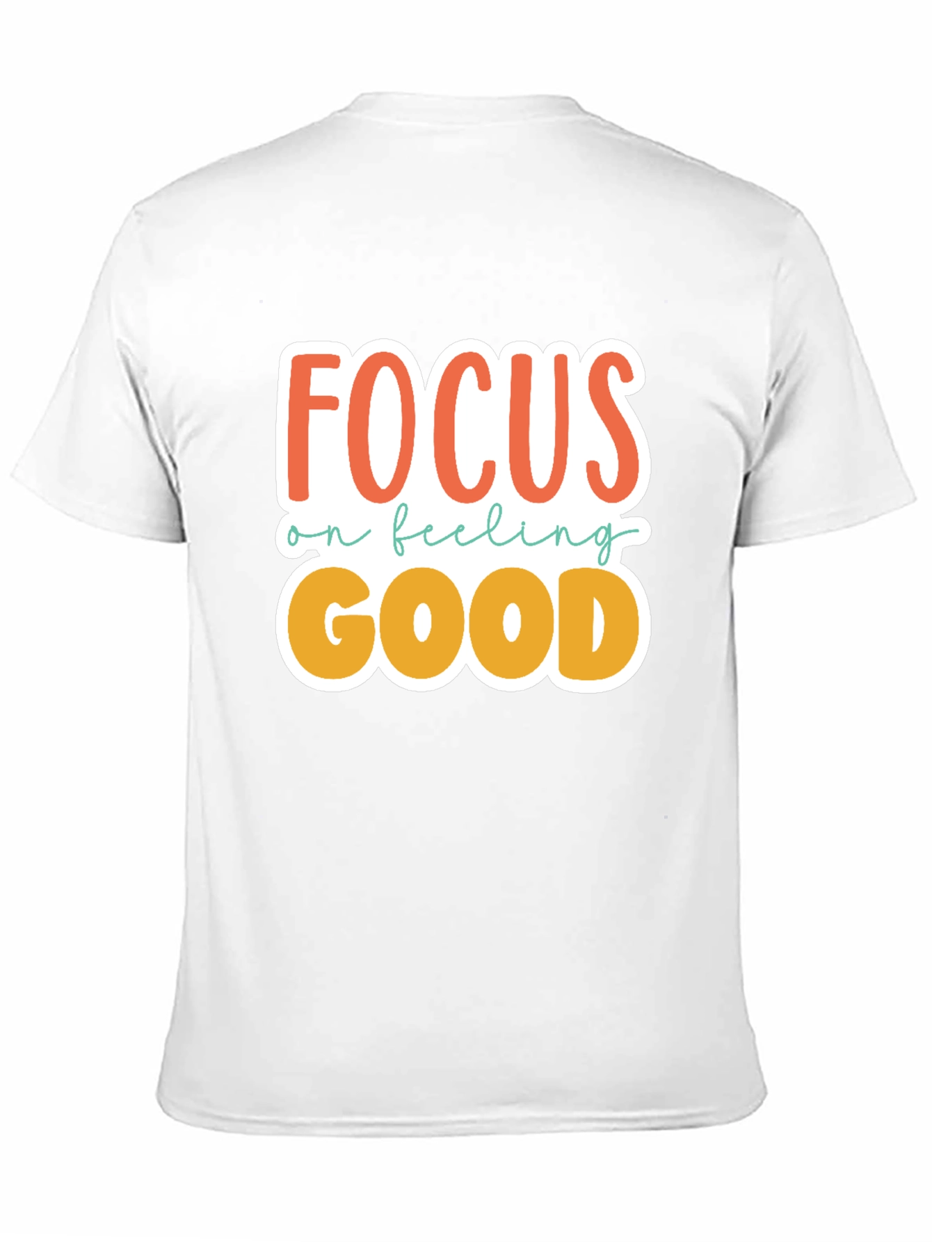 Black Focus on Feeling Good Graphic Tee view 11