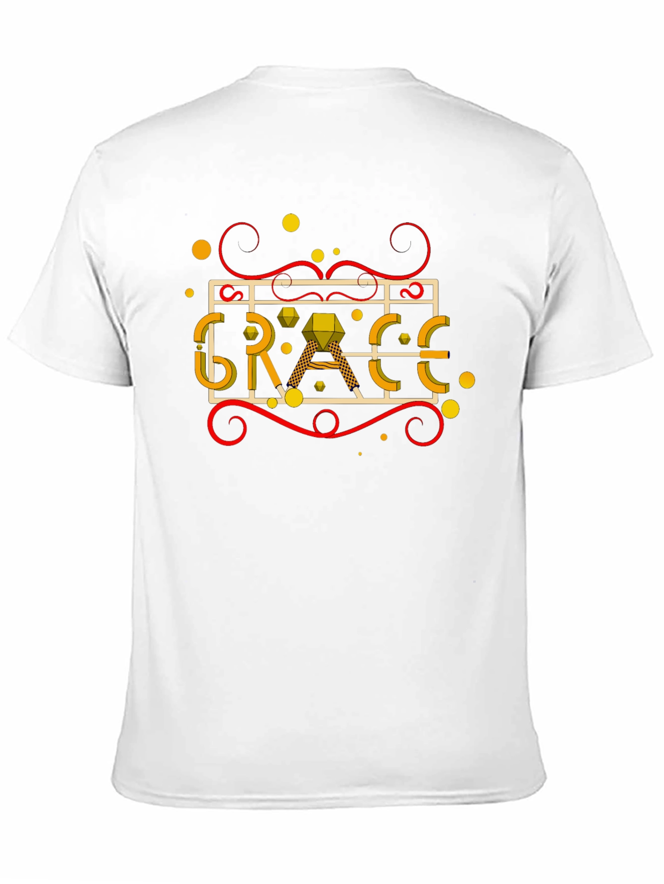 Black Grace Graphic Tee - Unique Design T-Shirt view 11