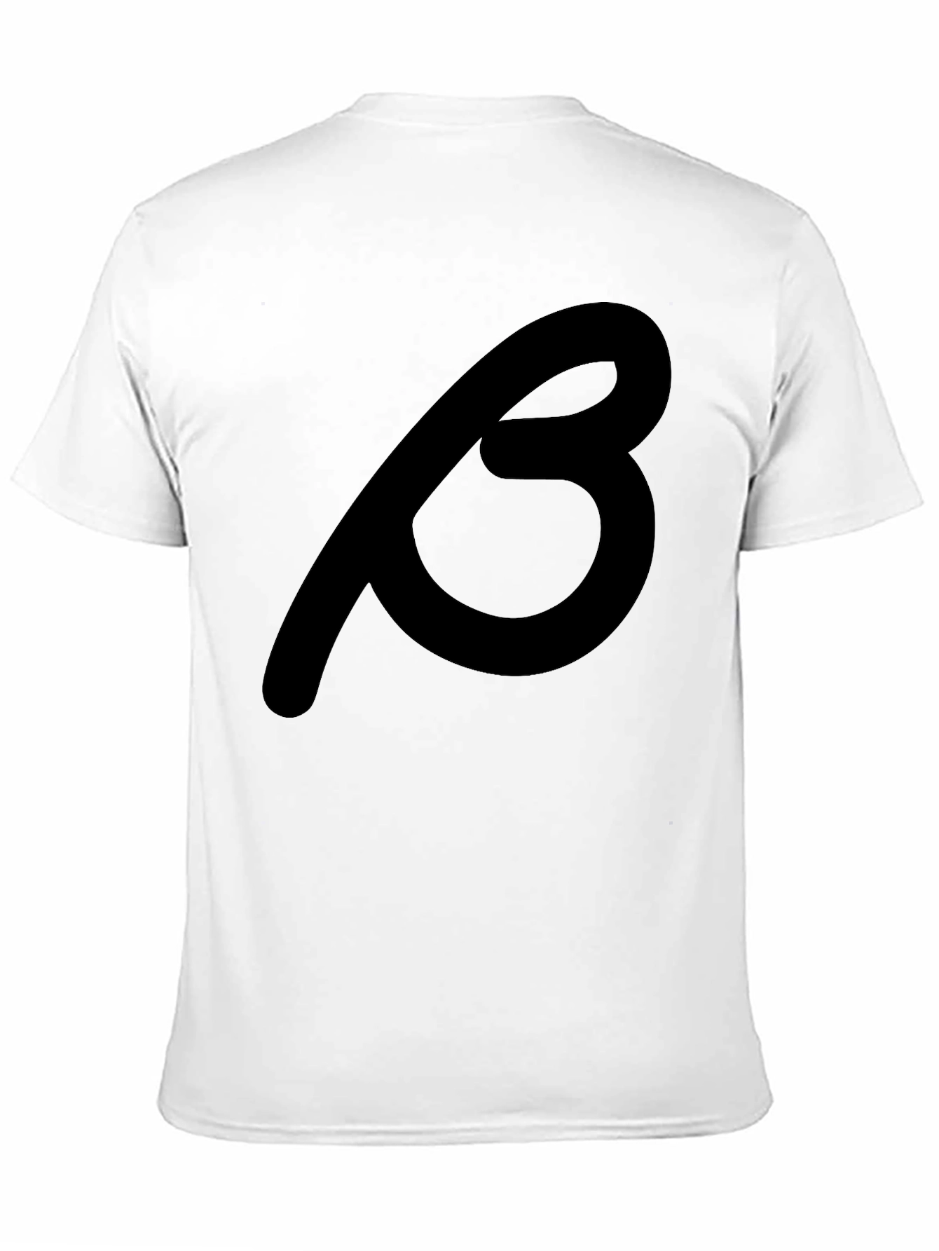 Black Black T-Shirt with Beta Symbol view 11