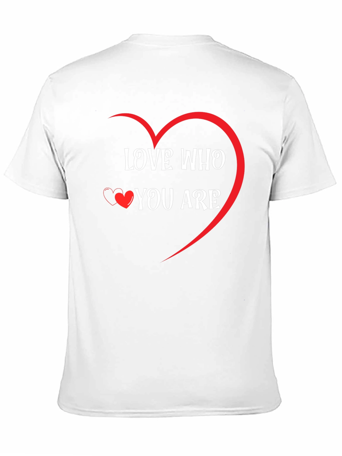 Black Love Who You Are Graphic Tee - Heart Design view 11