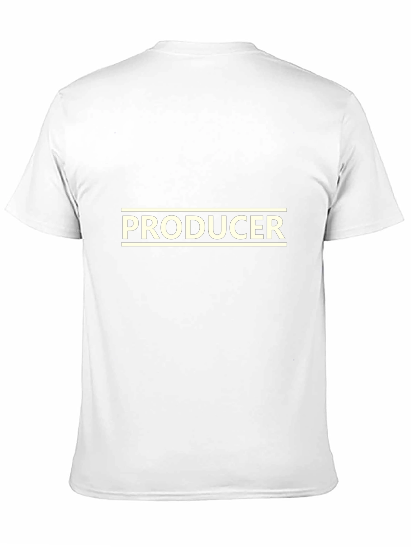 Black Producer Graphic T-Shirt - Black Crew Neck Tee view 11