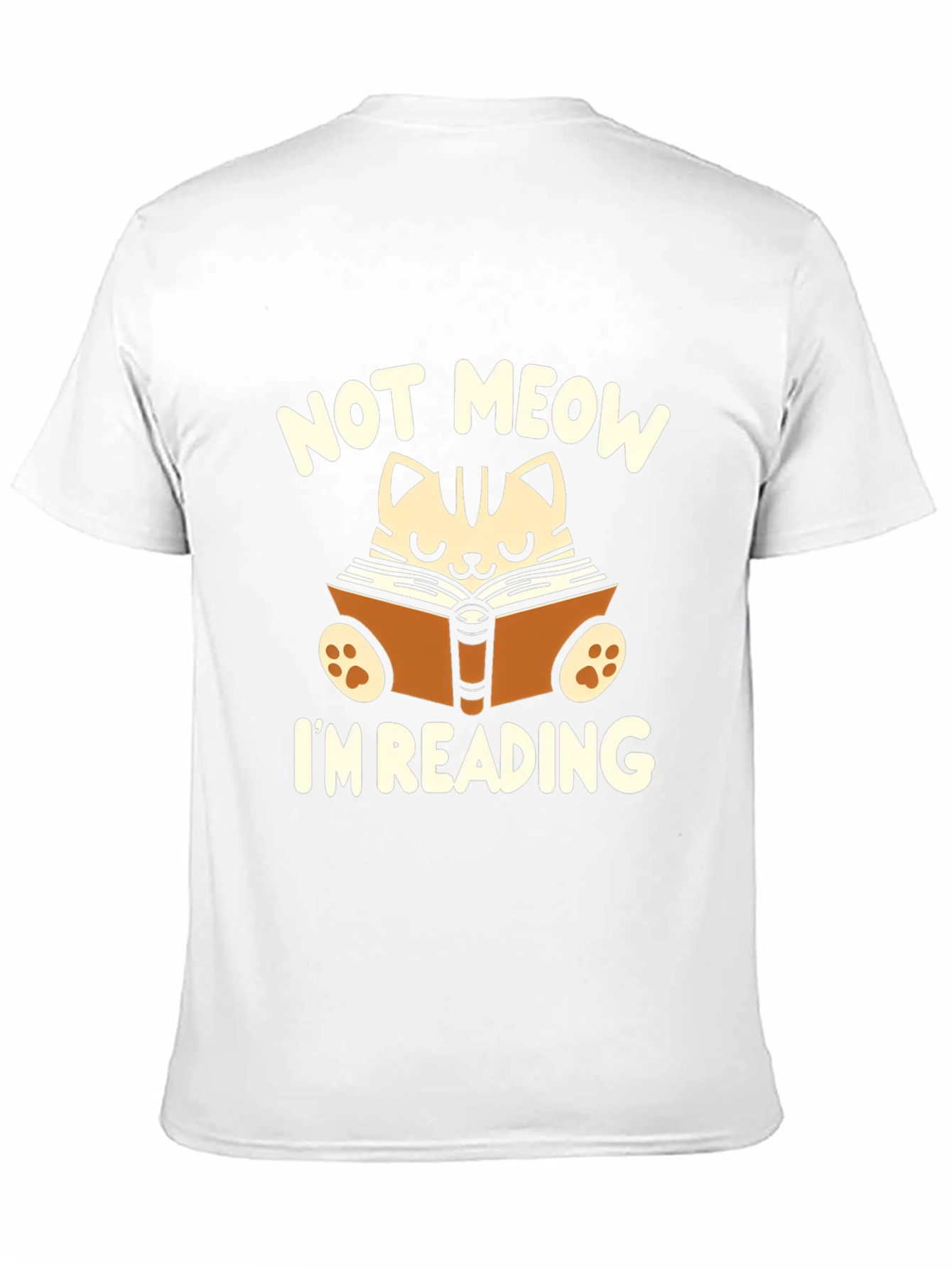 Black Funny Cat Reading Book T-Shirt view 11