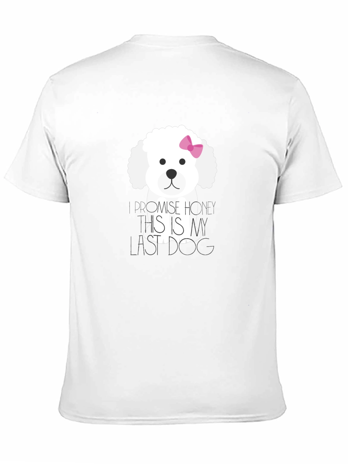 Black Last Dog Promise Graphic Tee - Cute Dog Lover Shirt view 11
