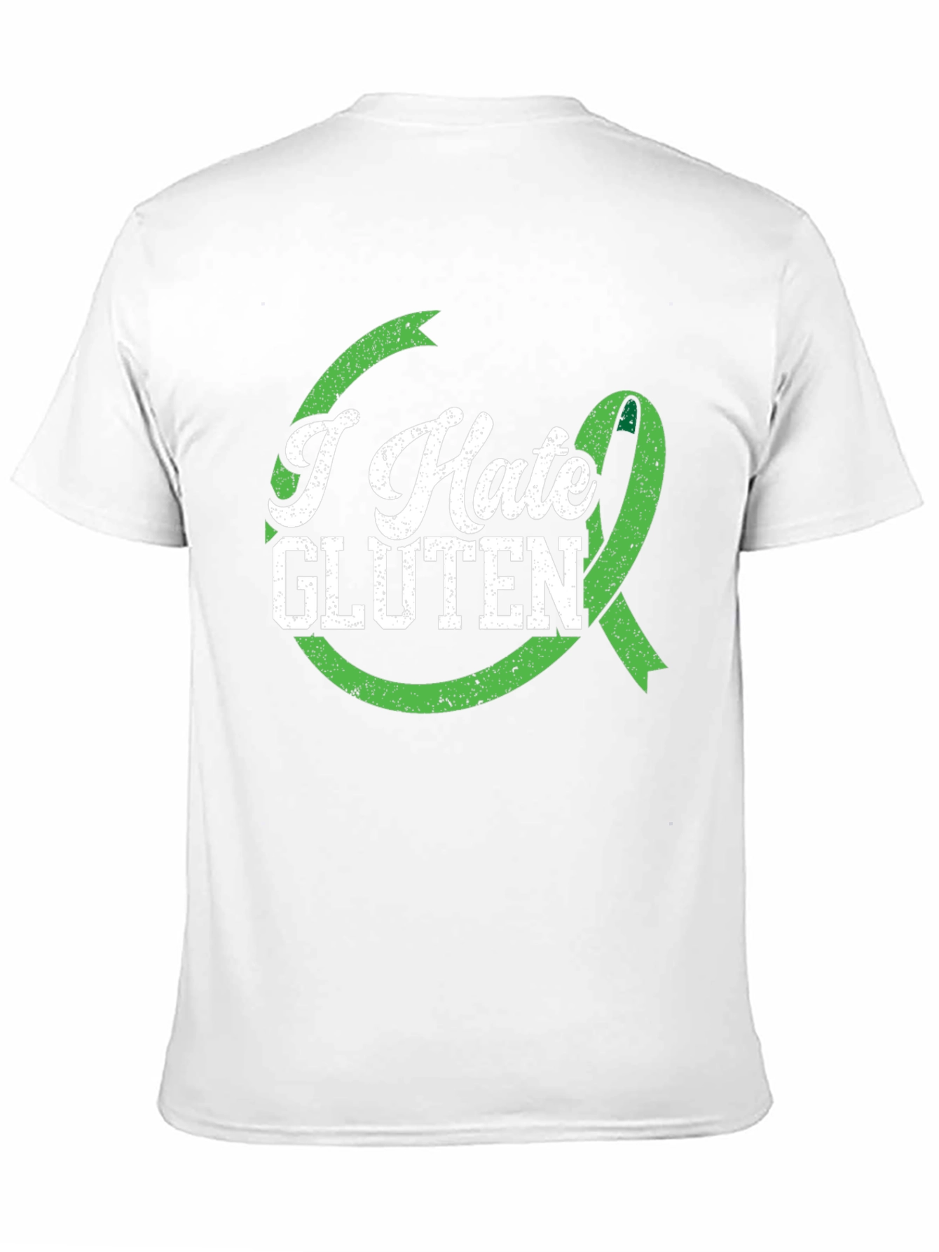 I Hate Gluten Awareness T-Shirt - Black - 11