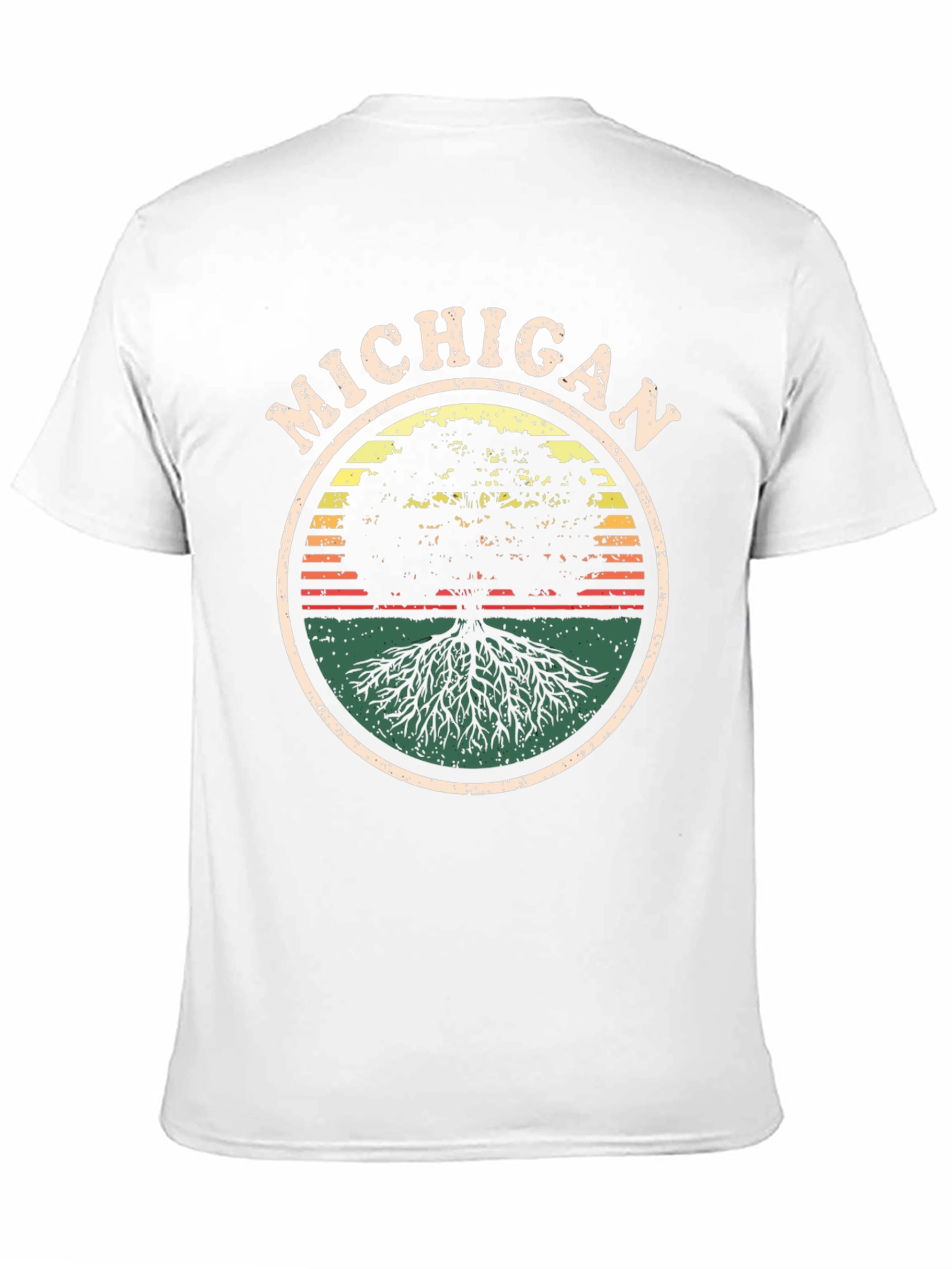 Michigan Tree Graphic T-Shirt - Nature Lover Tee - 11