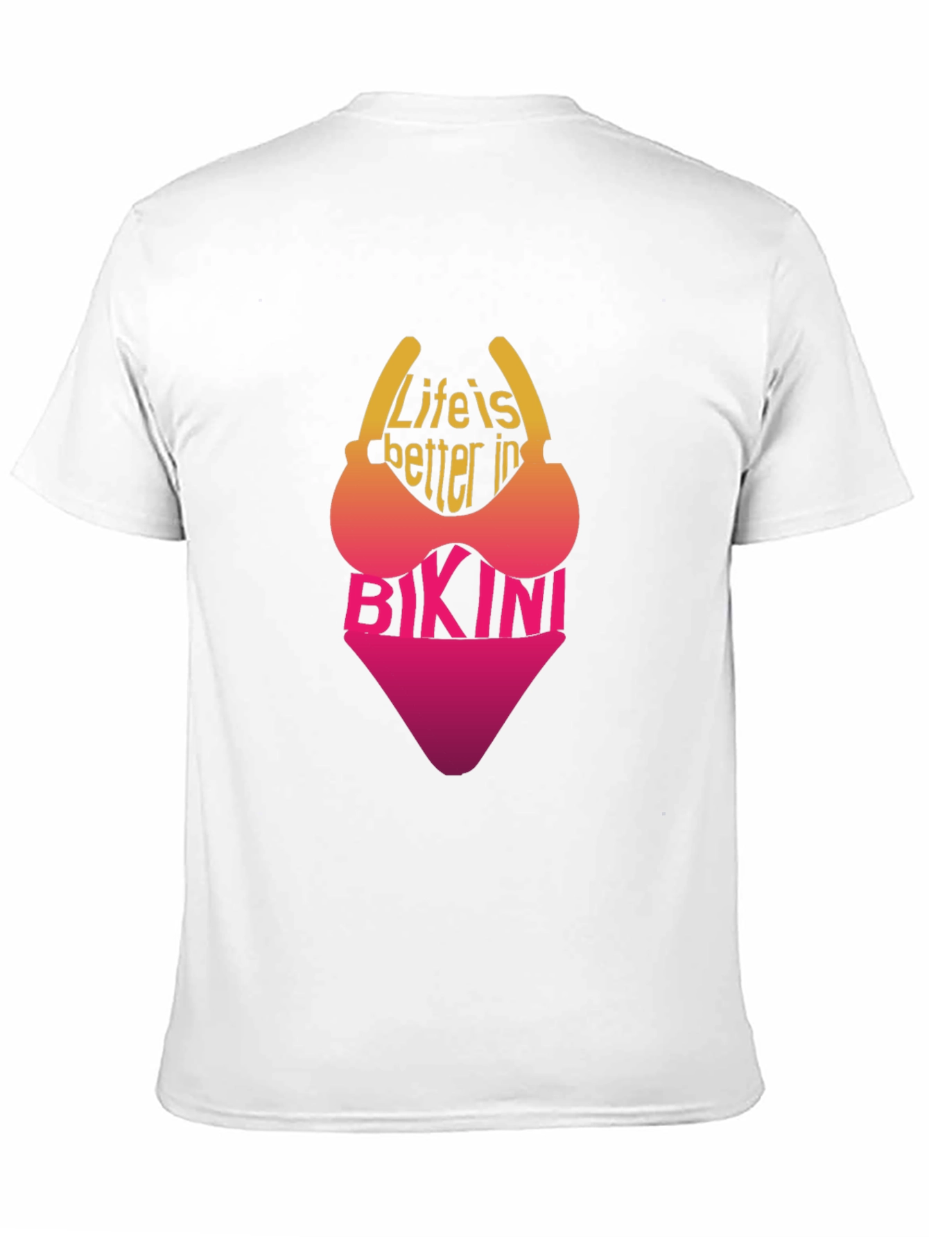 Black Life is Better in Bikini Black T-Shirt view 11