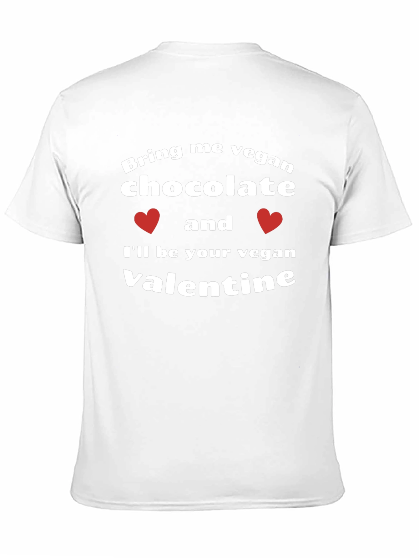 Black Vegan Chocolate Valentine Graphic Tee - Unisex view 11