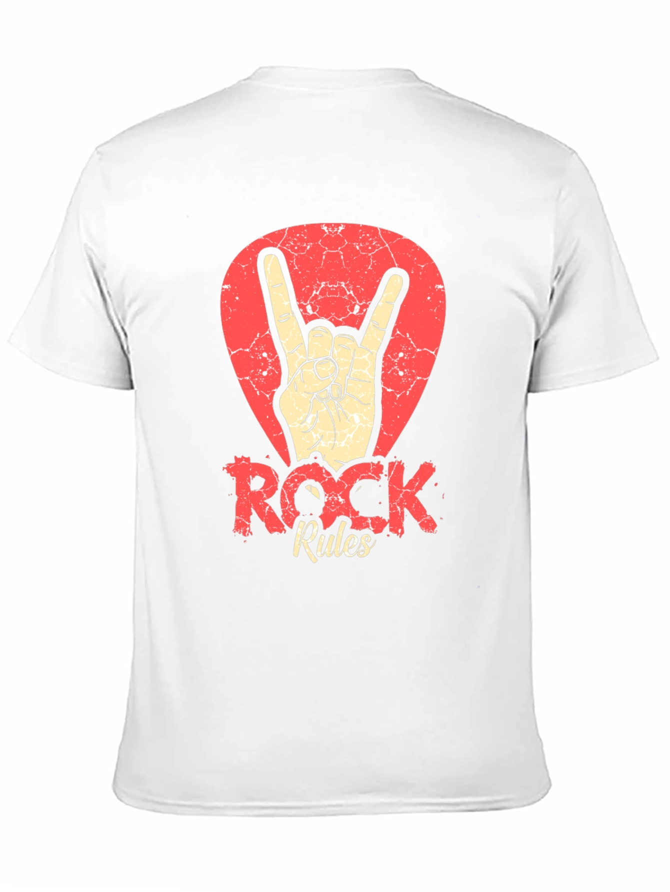Black Rock Rules T-Shirt - Black Crew Neck Tee view 11