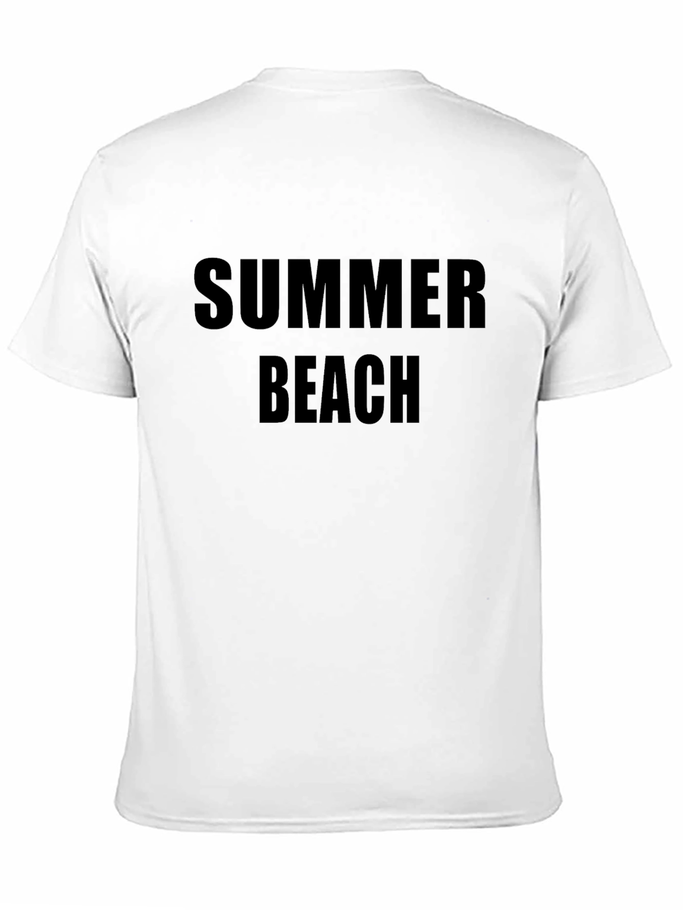 Black Summer Beach T-Shirt view 11