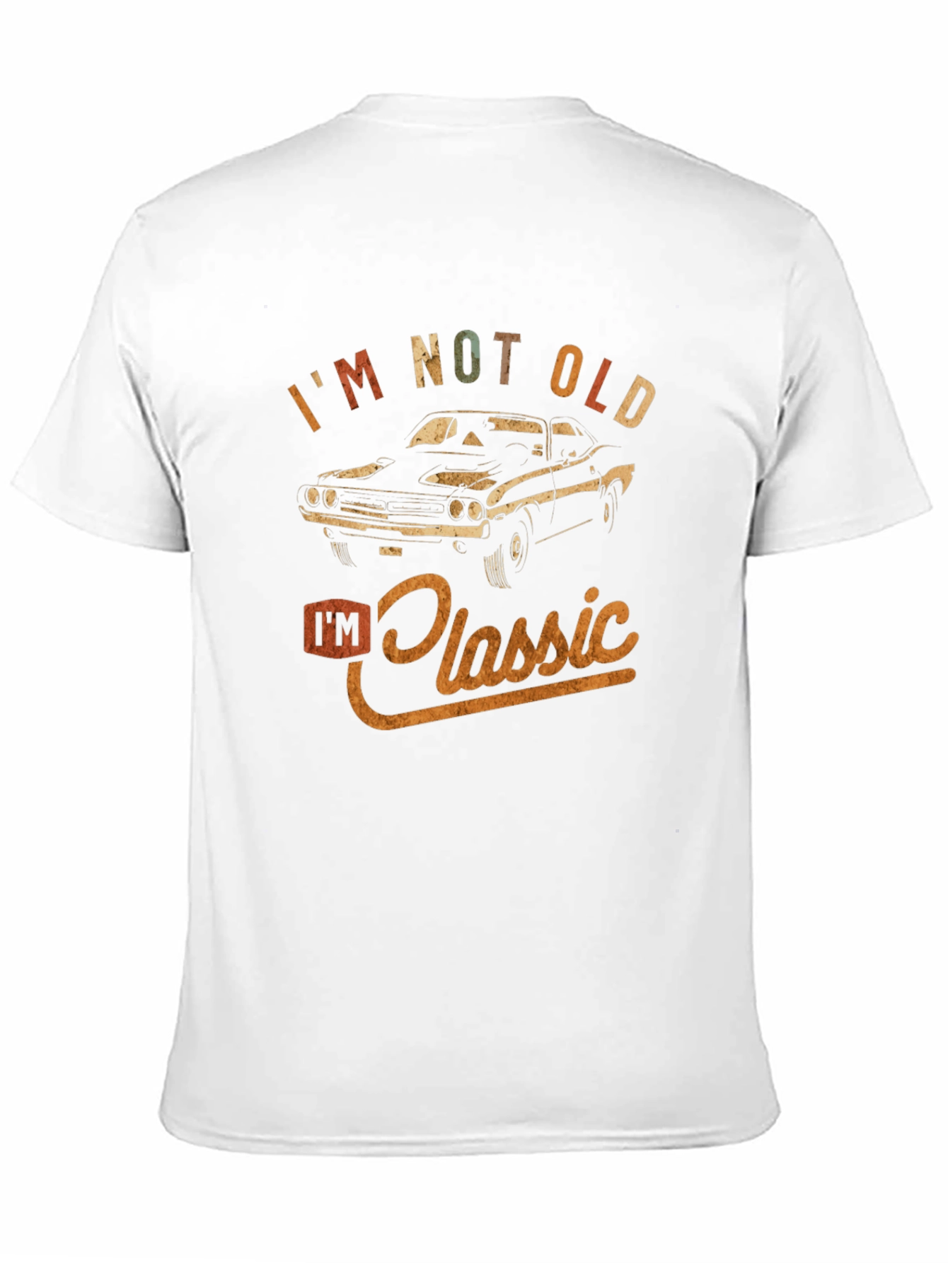Black I'm Not Old, I'm Classic Car Graphic Tee view 11