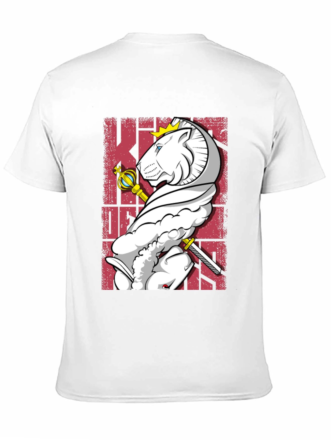 Black King Chess Piece Graphic Tee - Black Cotton T-Shirt view 11