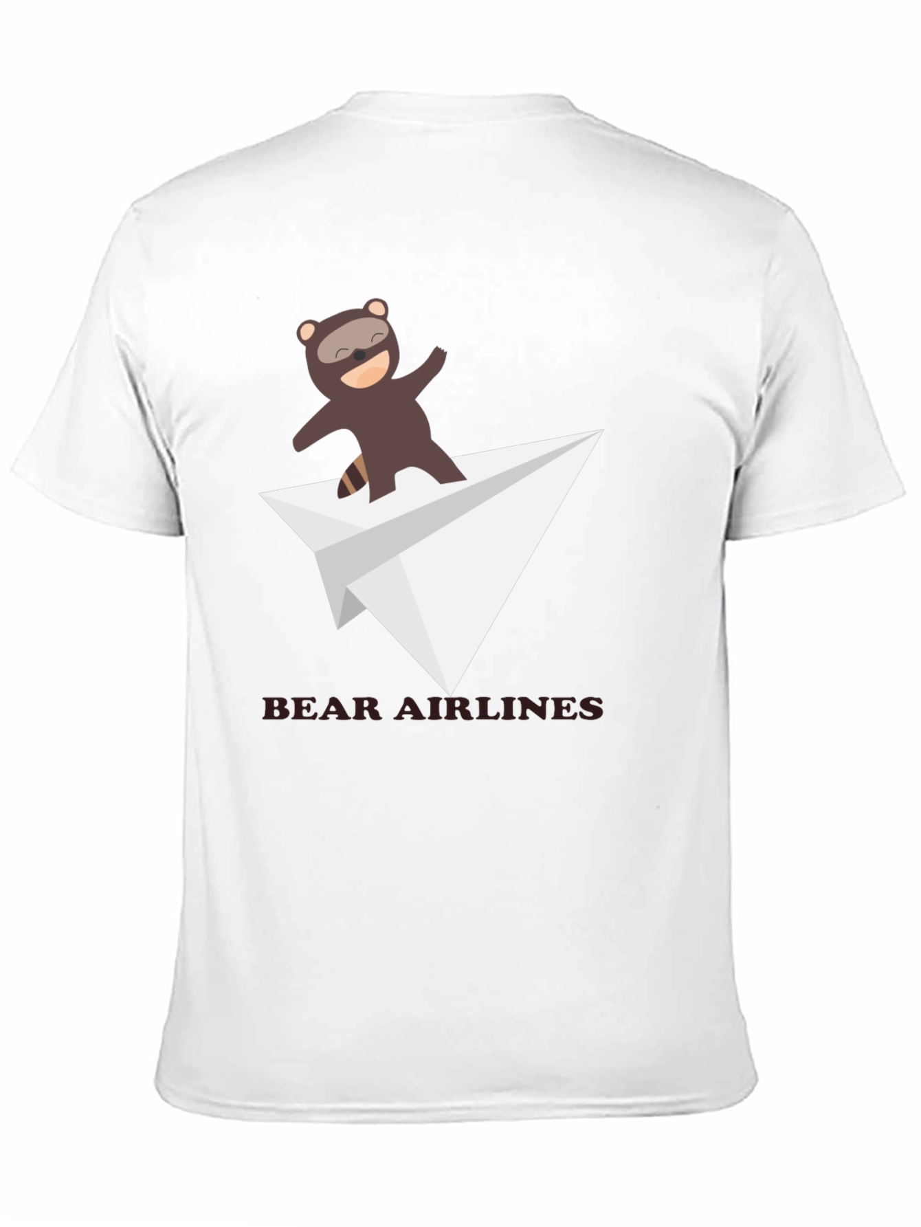Black Bear Airlines Funny Graphic T-Shirt view 11