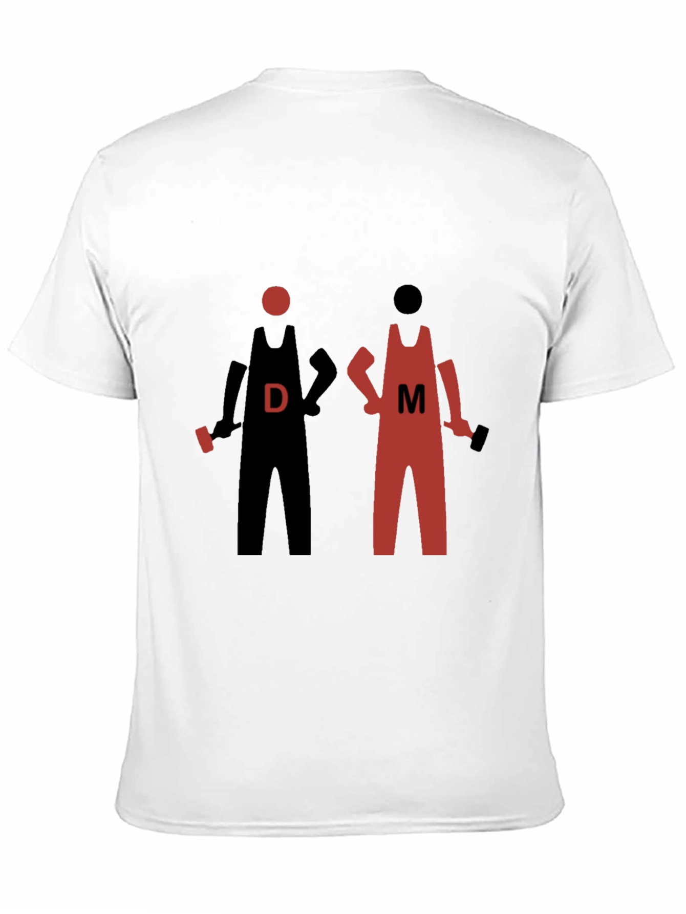 Black DM Wrestlers Graphic Tee - Black Cotton Shirt view 11