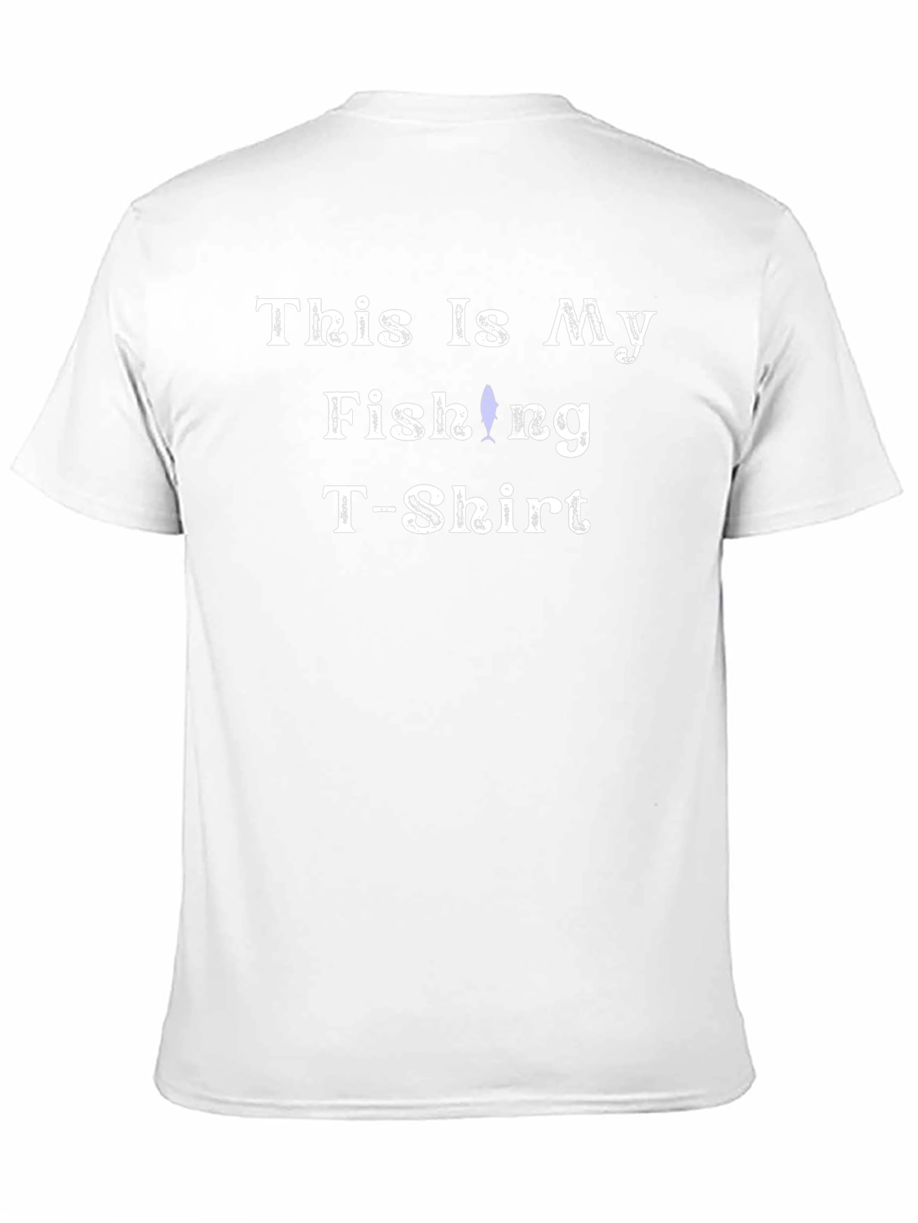 Black Funny Fishing T-Shirt - "This Is My Fishing T-Shirt" view 11