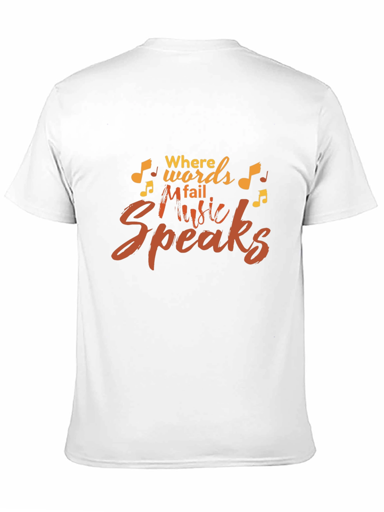 Black Music Speaks Graphic T-Shirt view 11