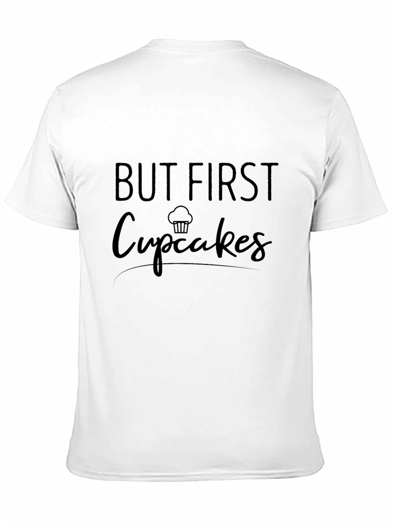 Black But First Cupcakes Graphic Tee - Black view 11