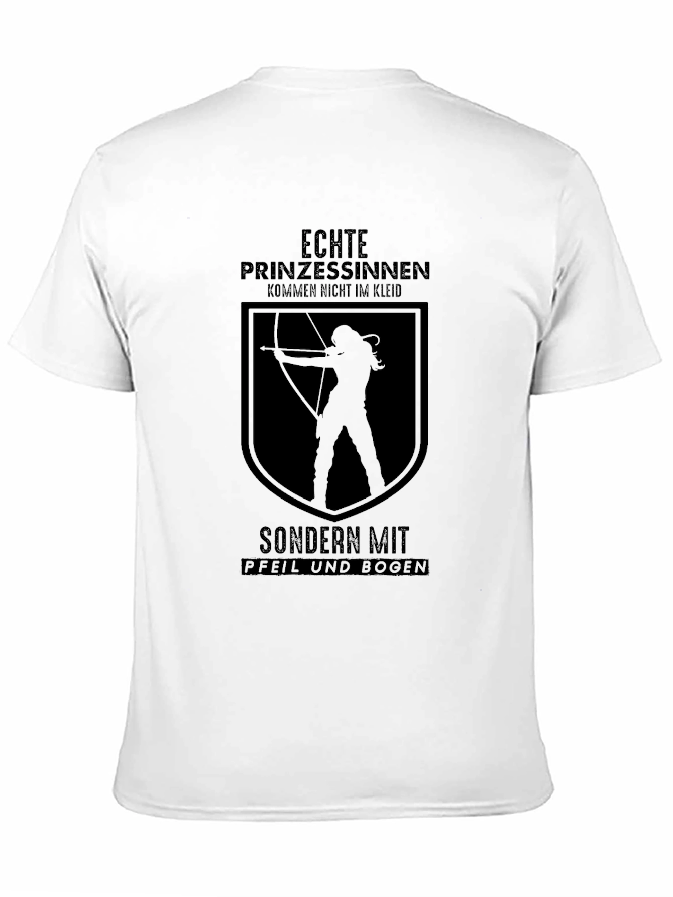 Black Echte Prinzessinnen Archery T-Shirt view 11