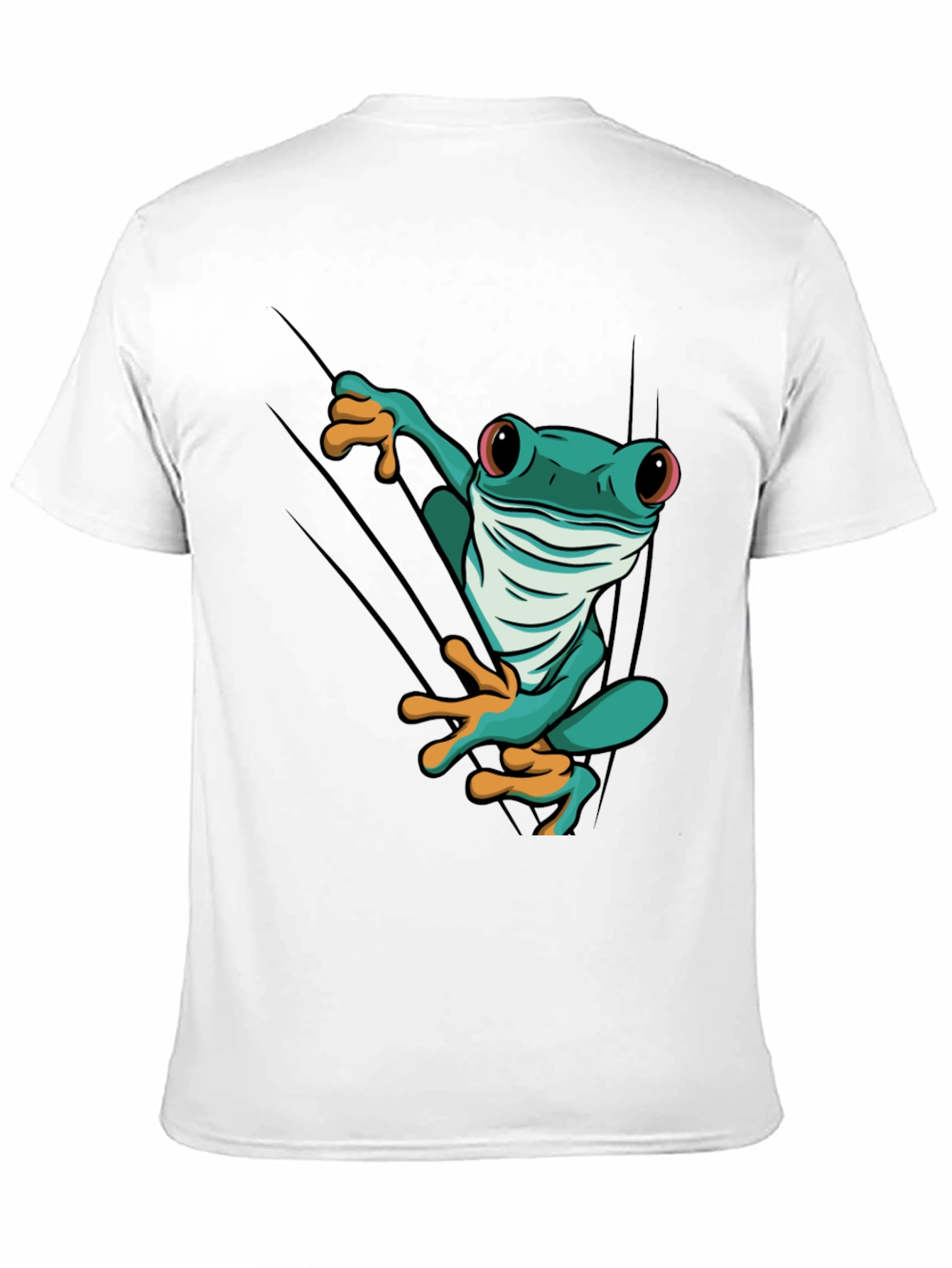 Black Frog T-Shirt - Black Cotton - Graphic Tee view 11