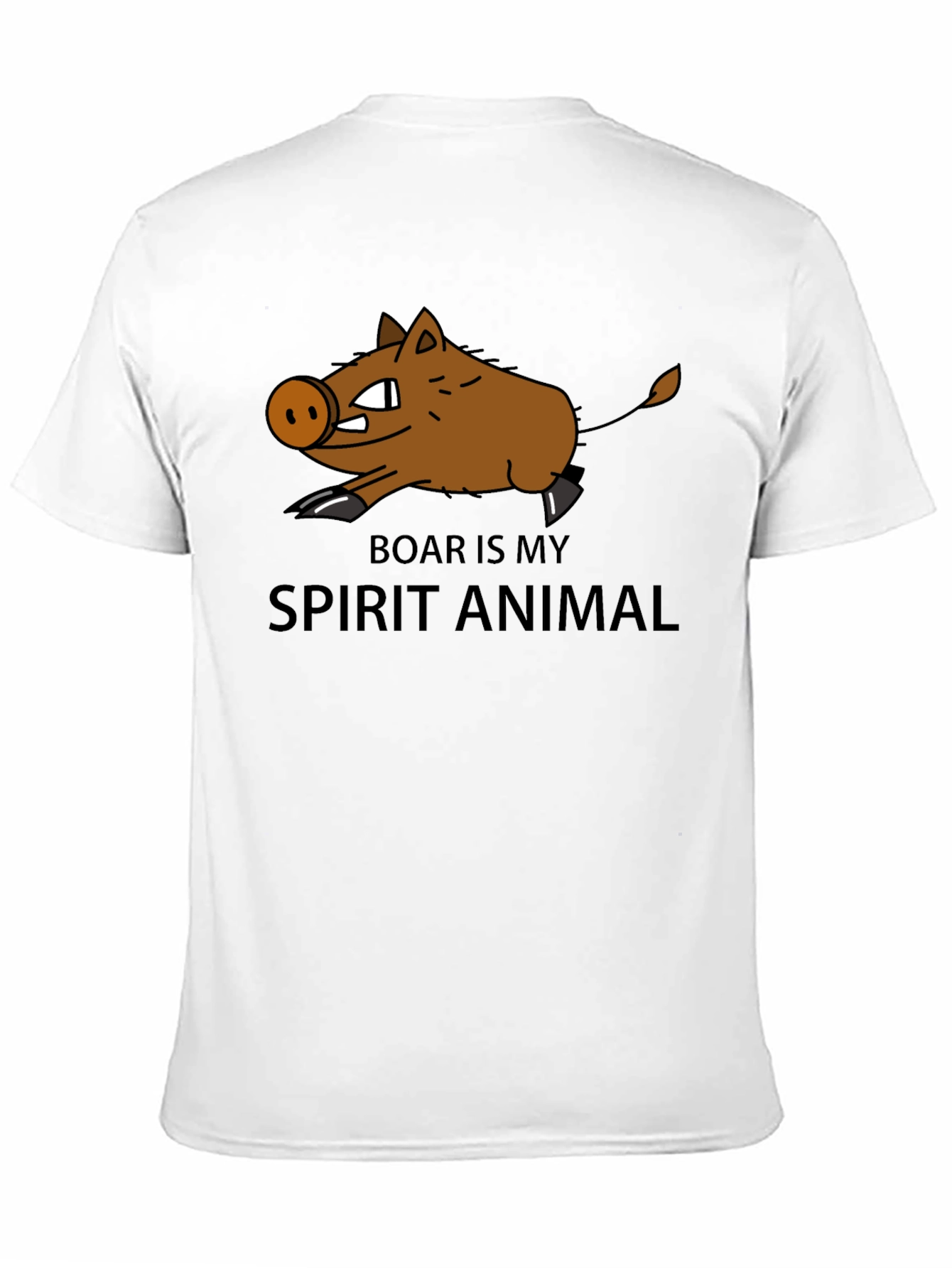Black Boar Is My Spirit Animal Graphic T-Shirt view 11